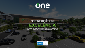 Instalação dos elevadores panorâmicos da Novas Rodoviária de Salvador